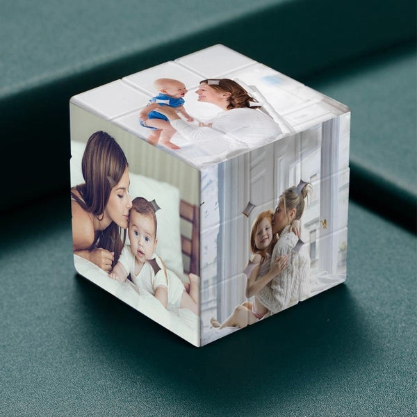 Customized Multi Photo Rubik's Cube Mother's Day Gift