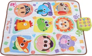 Dance Mat for Kids,Interactive Educational Toy with Multiple Modes and Music, Promotes Cognitive Development, Made of Materials, and Easy to Clean, for Holiday Party