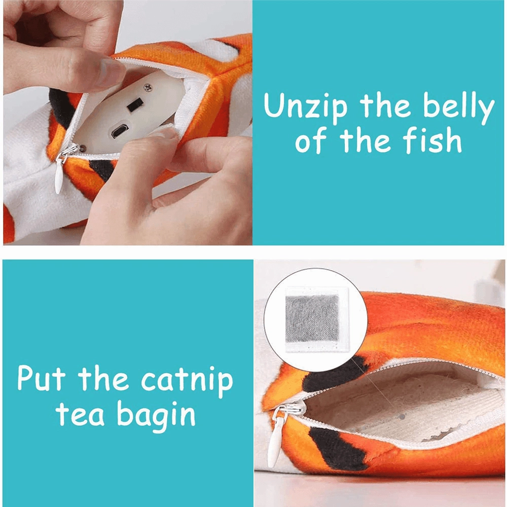 Dancing Fish Cat Toy - Interactive Pet Playtime