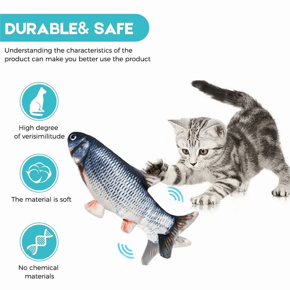 Dancing Fish Cat Toy - Interactive Pet Playtime