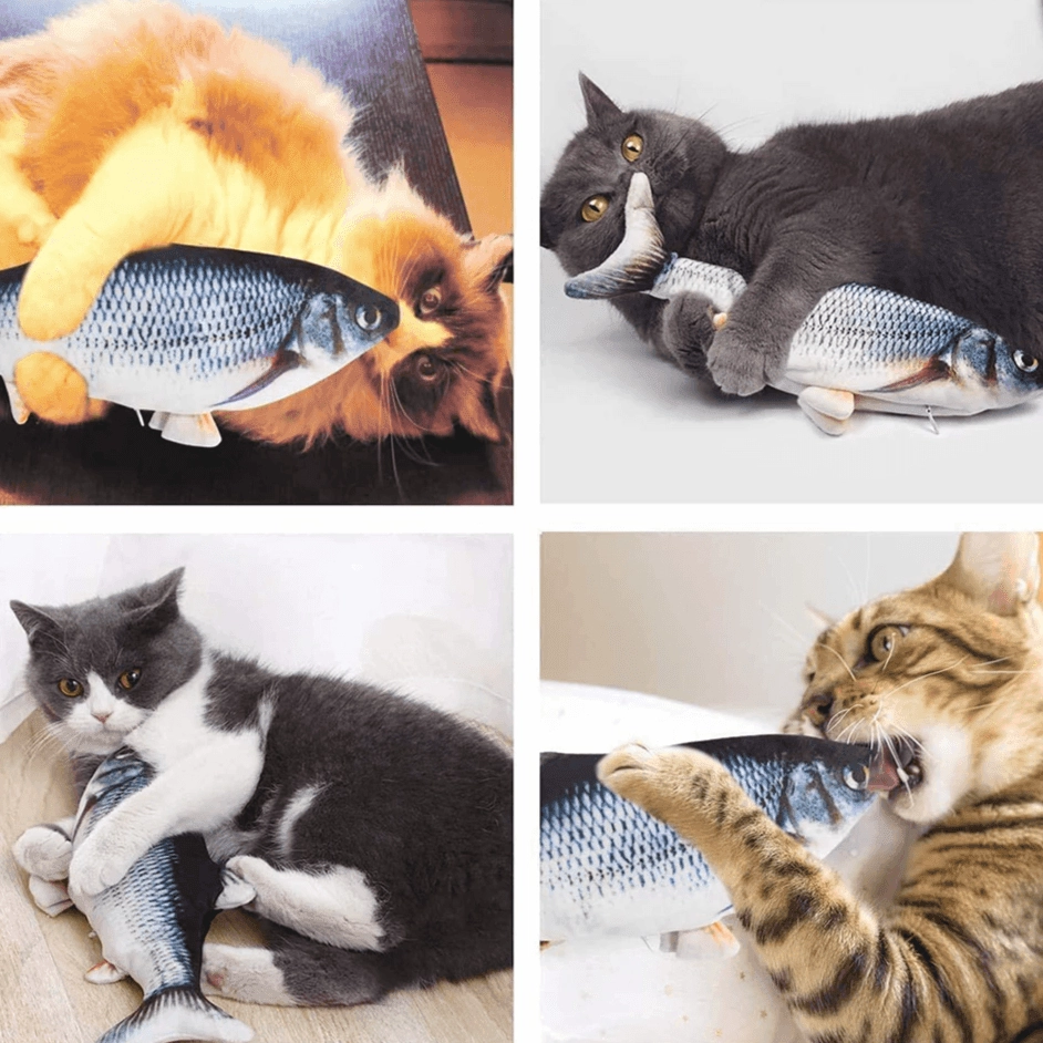 Dancing Fish Cat Toy - Interactive Pet Playtime