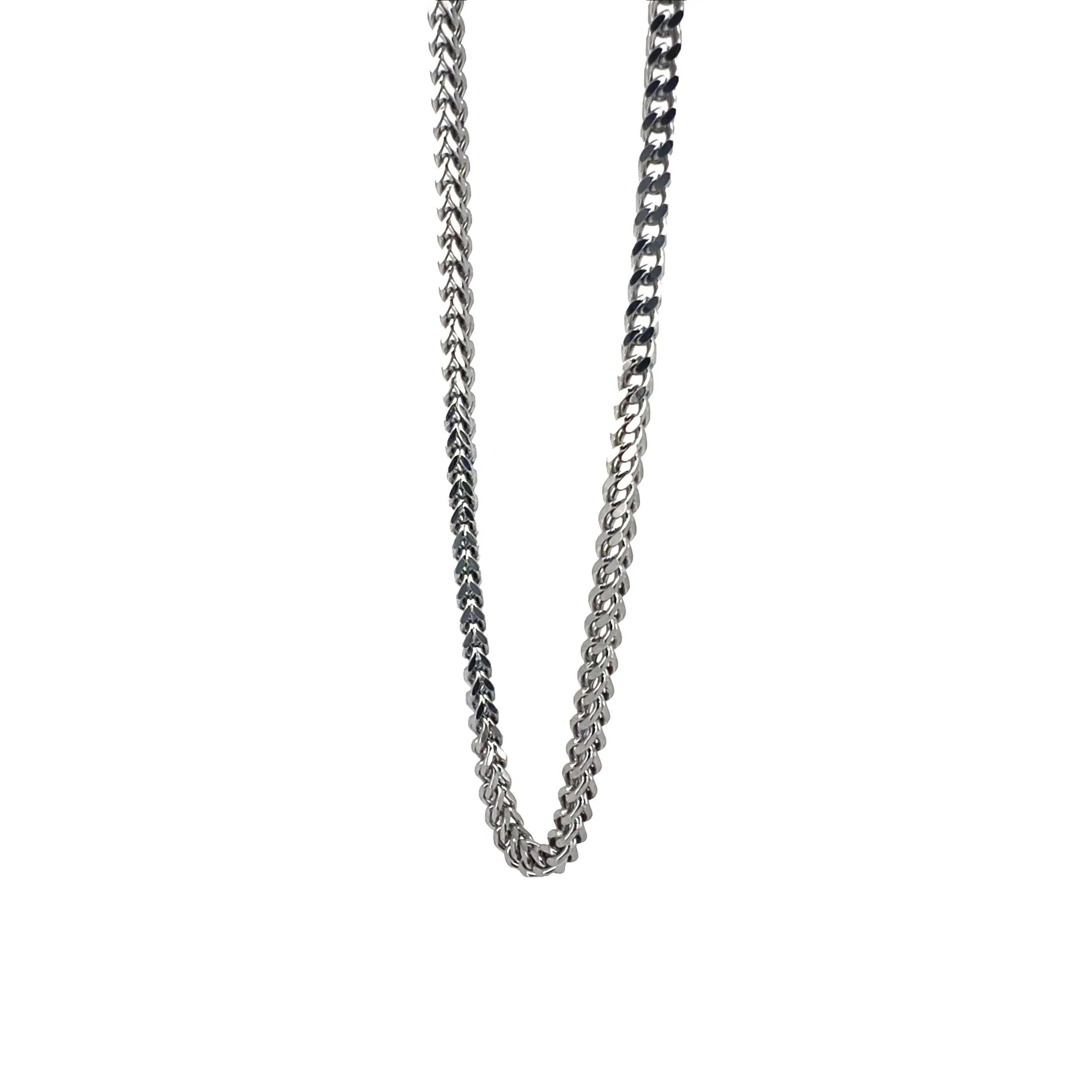 Dante Silver-tone Foxtail Chain Necklace