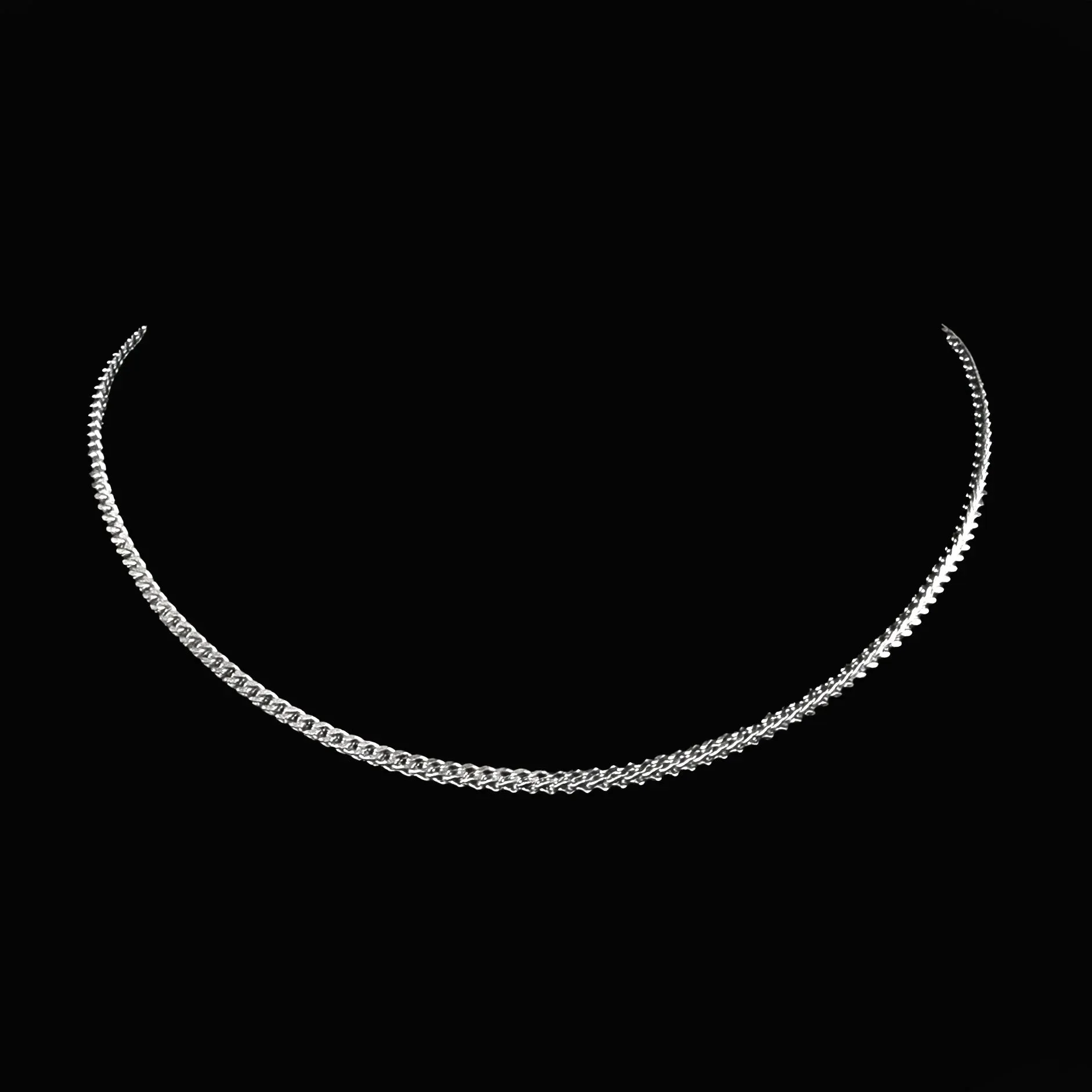 Dante Silver-tone Foxtail Chain Necklace