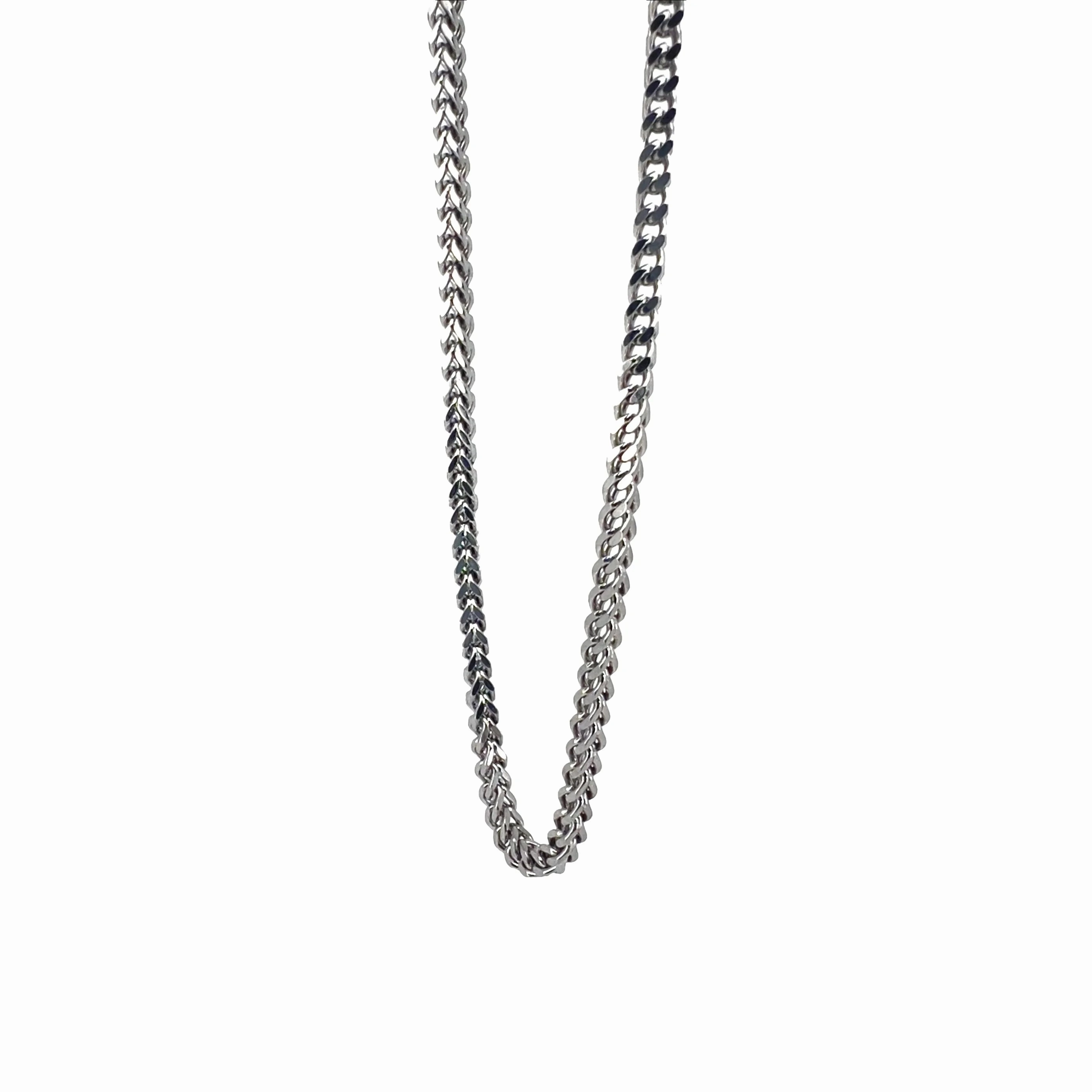Dante Silver-tone Foxtail Chain Necklace