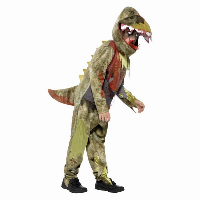 Deathly Dinosaur Costume Child Zombie