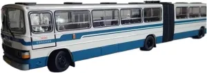 Die Cast Vehicle 1:64 for Bk670 Bus Yellow River Avenue 1 Road Alloy Model Static Metal Ornament Adult Collection Mini Toy Mini Cars Replica