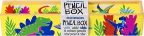 Dino Days - Wooden Colored Pencil Box - Set of 12