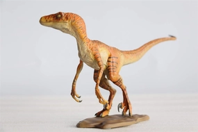Dino Dream 1/15 Velociraptor Raptor Tiger Statue Dromaeosauridae Dinosaur Figure Cretaceous Realistic Animal Model Collector Toys Decor Gift for Adult