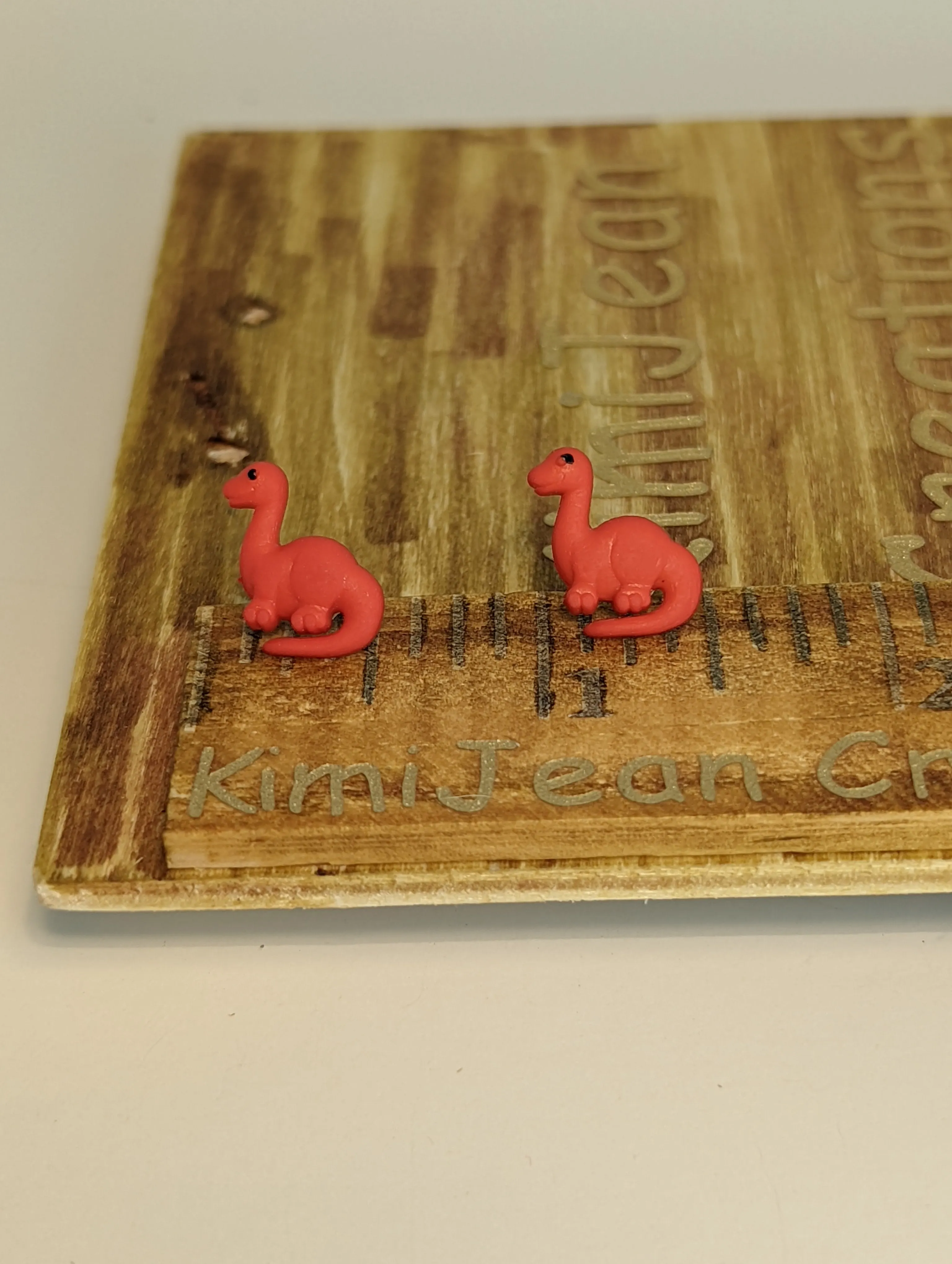 Dinosaur Brachiosaurus Stud Earrings