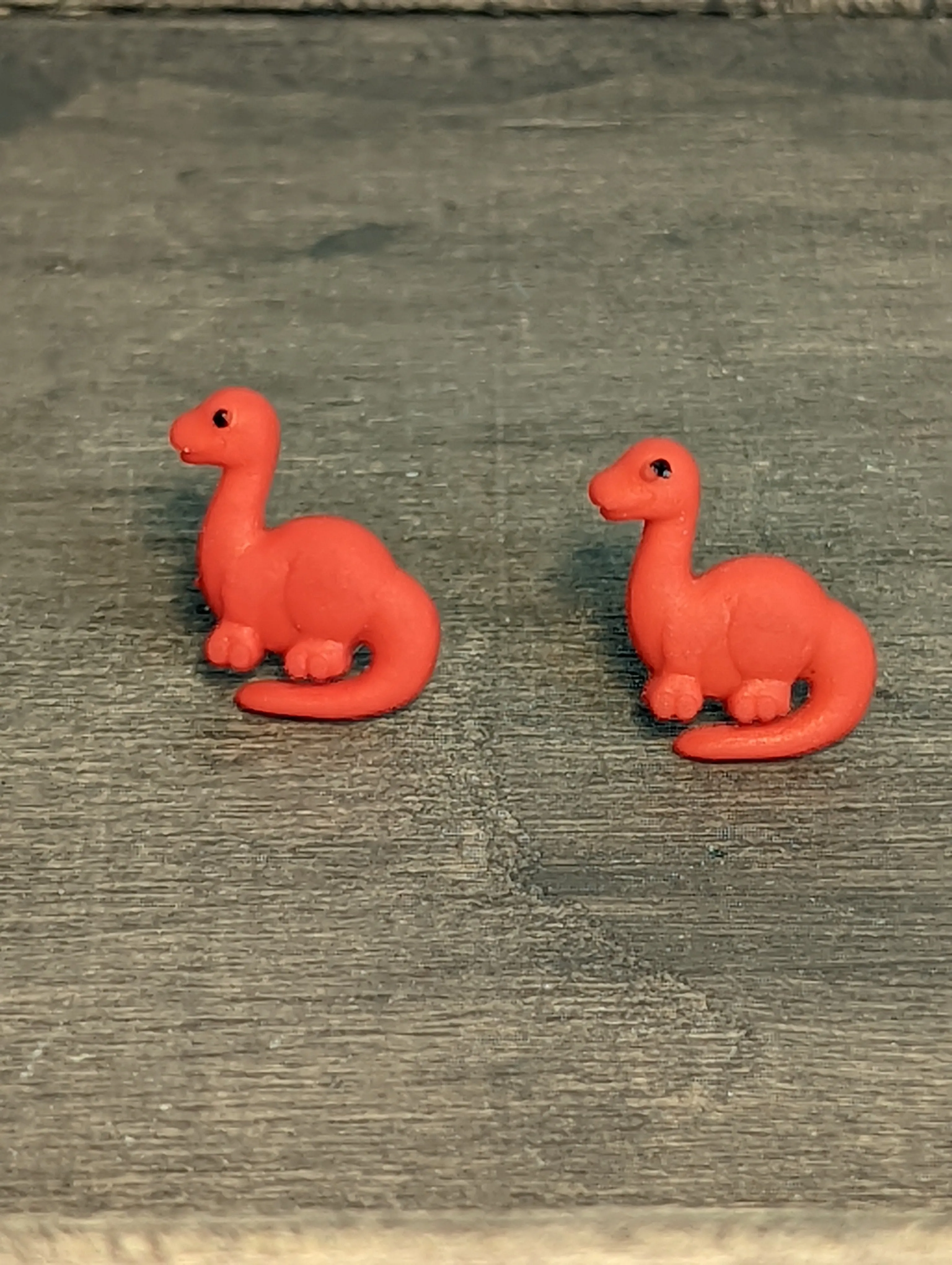 Dinosaur Brachiosaurus Stud Earrings