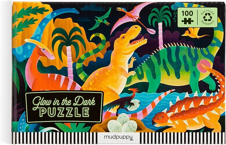 Dinosaur Park - Glow in the Dark Puzzle