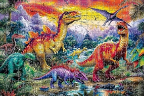 Dinosaur Puzzles for Kids Ages 6-8 8-10 10-12,Dinosaur World 500 Pieces Puzzles Learning Educational Toys Gift for Boys and Girls Toddler Family Decoration