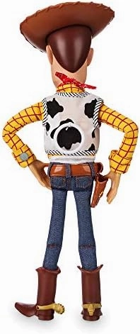 Disney Store Official Sheriff Woody Talking Action Figure from Toy Story, Features Sounds and Phrases from The Movies, Interacts with Other Figures and Toys
