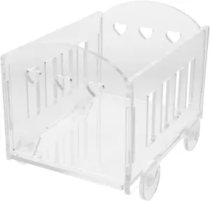 DIY Figurine Display Case Transparent Acrylic Storage Box for Dolls Figures Model Cars Showcase for Crafts Space Saving Organizer for Collectibles