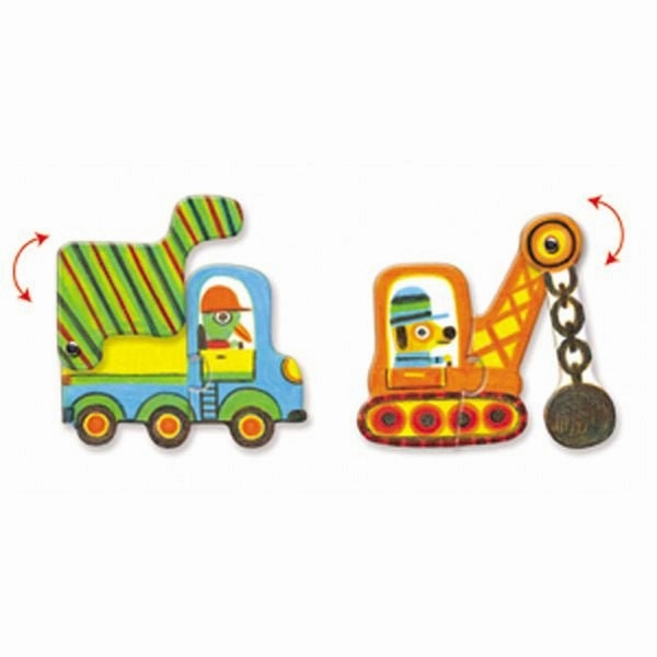 Djeco Puzzle duo / Articulo vehicles