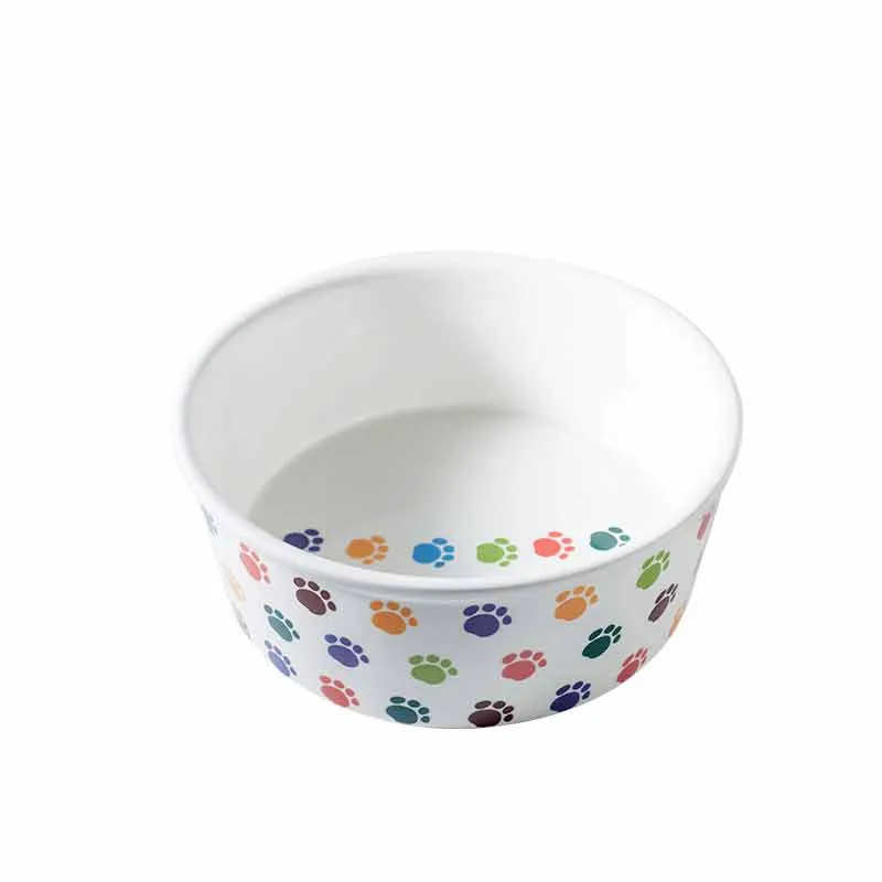 Dog Bowls Ceramic Anti-spill Pet Food & Drinking Bowl