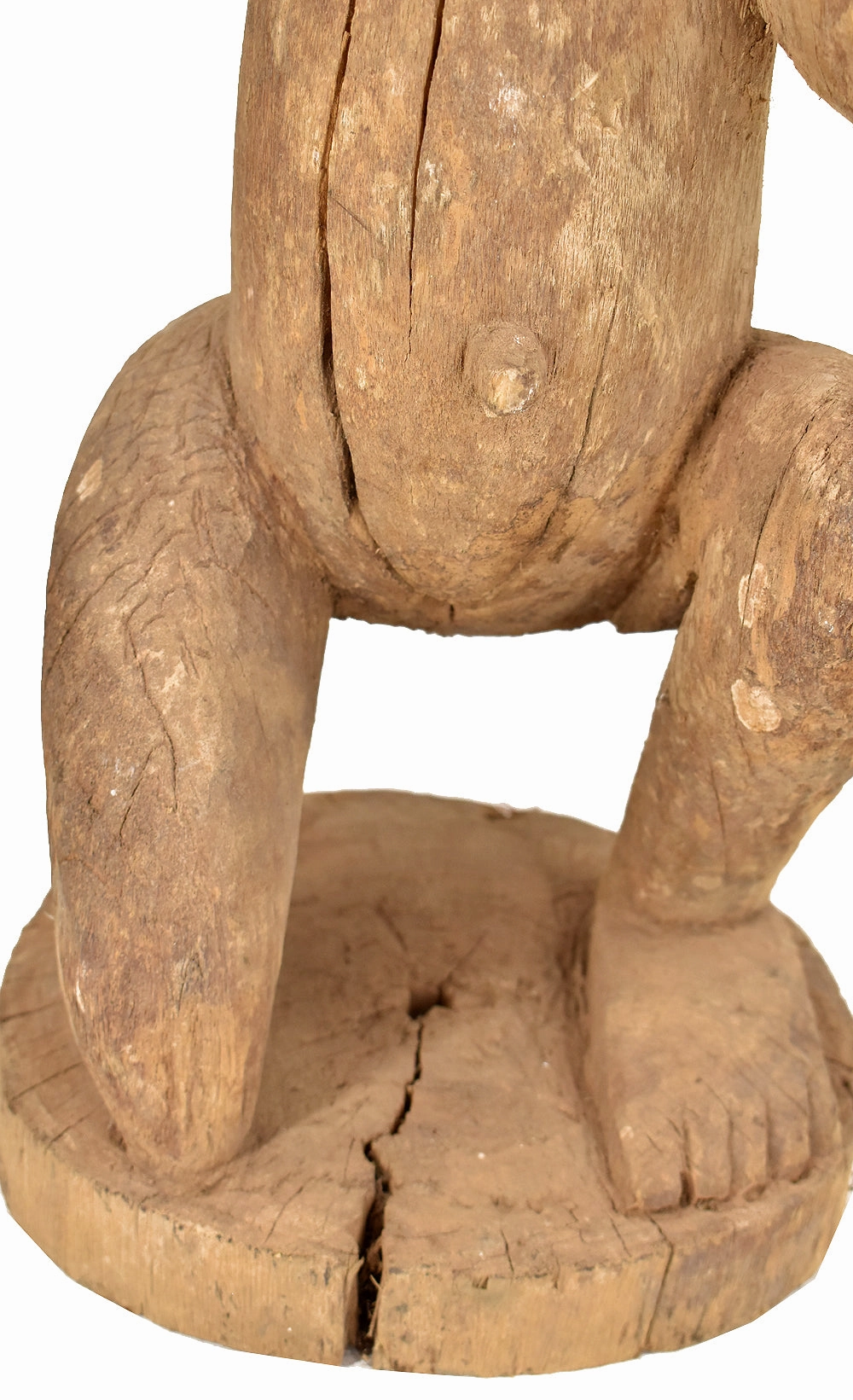 Dogon Kneeling Wood Figure Mali