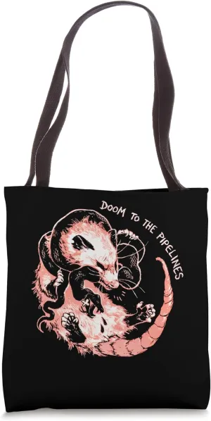 Doom to the pipelines Capybara Tote Bag