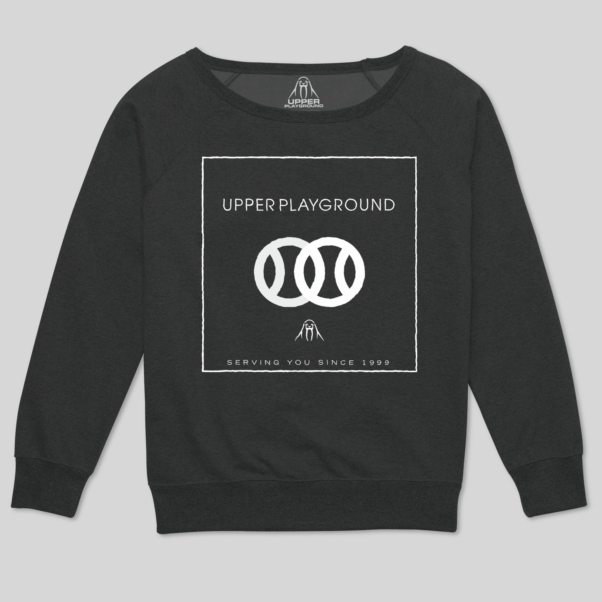 DOUBLES WOMEN'S SCOOP NECK SWEATSHIRT