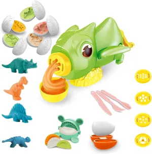 Dough Toys Dinosaur Eggs Sets for Kids Ages 3-6, Dinosaur Play Clay Molds,Play Clay Accessories Dinosaur Toys Present for 3 4 5 6 7 8 Year Old Girls Boys (Pterosaur)