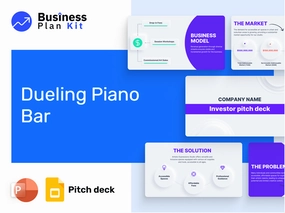 Dueling Piano Bar Pitch Deck Example