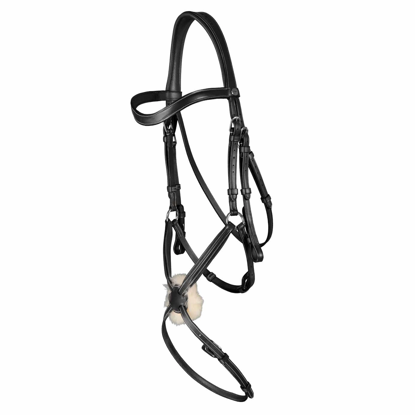 Dy'on Working Collection Grackle Noseband Bridle - Black