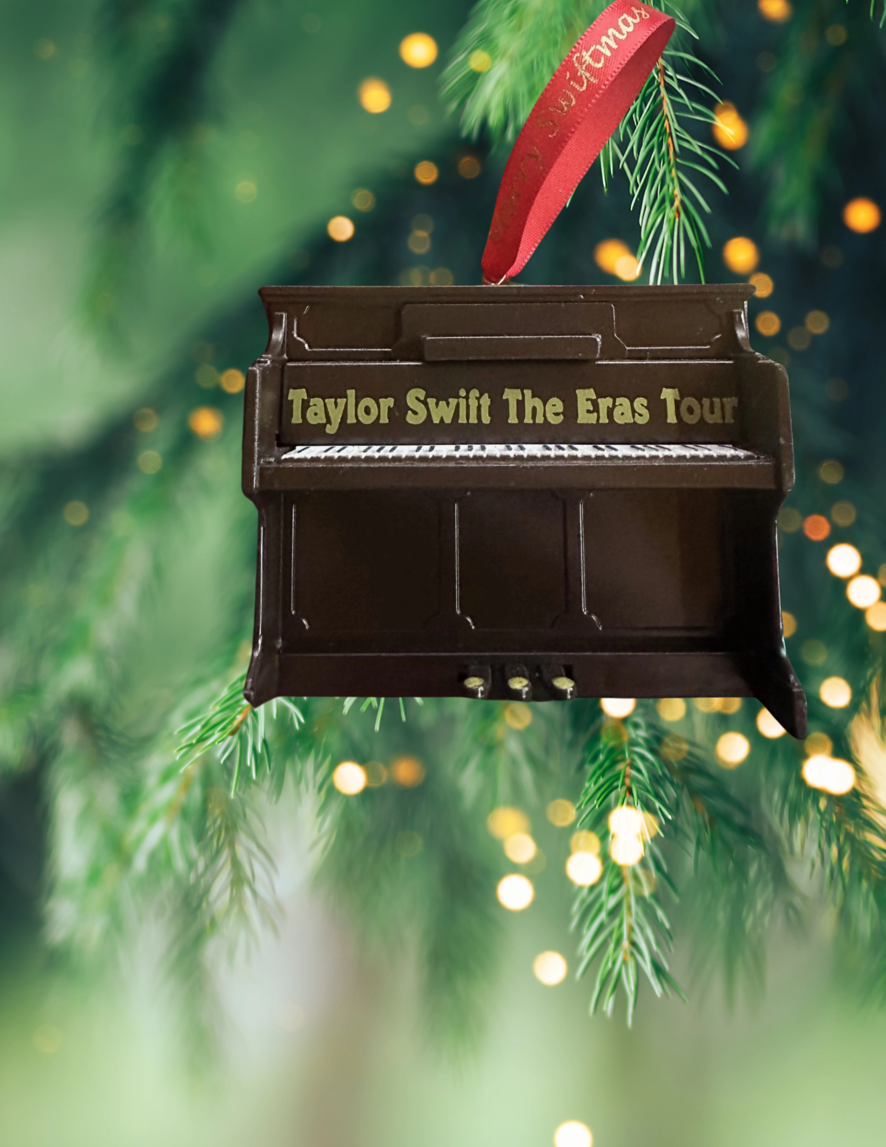 Eras Tour Surprise Song Piano-Hand Painted-3D Ornament
