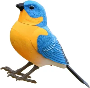 ERINGOGO Electric Bird Singing Toy Bird Craft Adornment Voice for Boys and Girls' Manipulative Ability Development Random Color