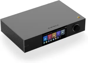 EVERSOLO DMP-A8 Music Streamer,DAP,DAC,Preamp,4GDDR4  64GeMMC AK4191EQ AK4499EX,ARC Input,IIS Output,UV Meters,spectrums,Parametric EQ,Pre AMP 10dB Analog gain,DSD512 PCM768kHz/32bit Black