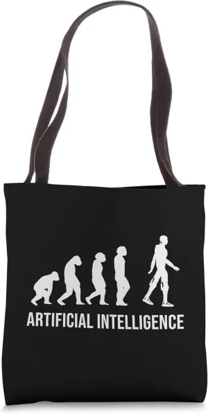 Evolution Of Humanity AI Artificial Intelligence Tote Bag
