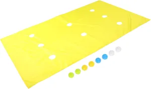 FAVOMOTO 1set Interactive Hole Tarp Mat for Team Building Activities Games for Adults and Boys and Girls Engaging Indoor and Outdoor Teamwork Challenges Vibrant Color for Events and