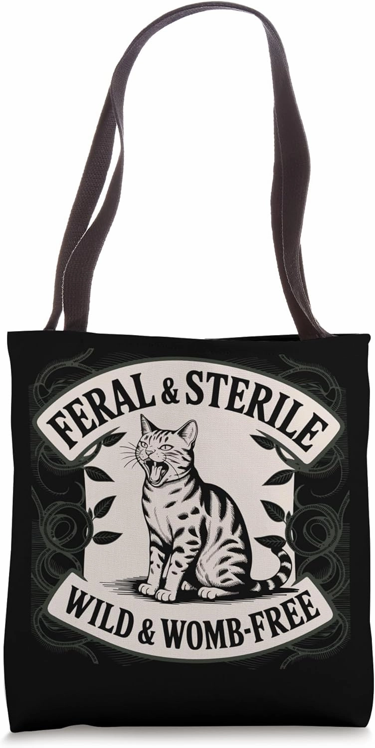 Feral And Sterile Cat Hysterectomy Uterus Surgery Tote Bag