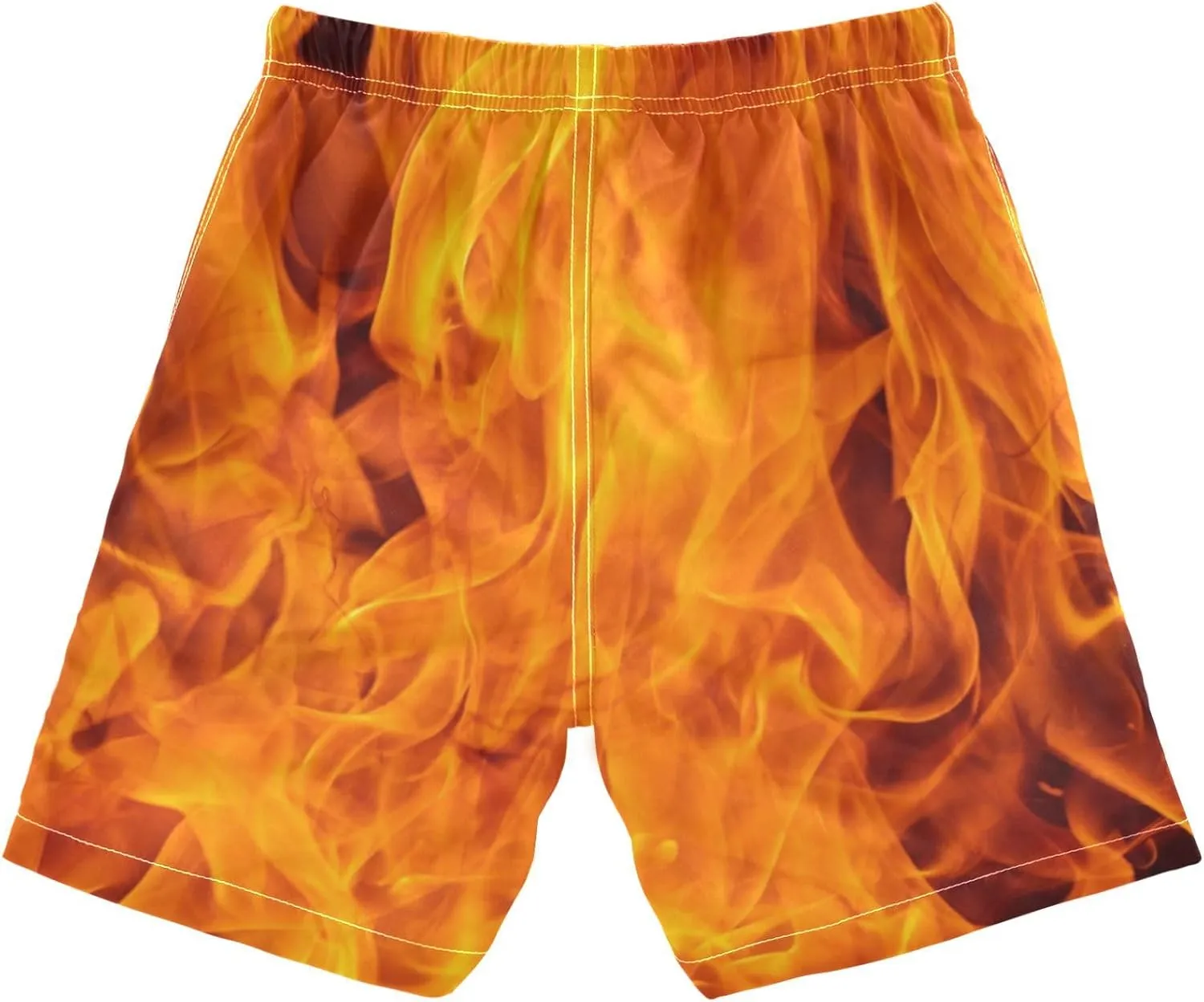 Fire Flame Boys Swim Trunks Toddler Swim Shorts Little Boys Bathing Suit Swimsuit Toddler Boy Swimwear