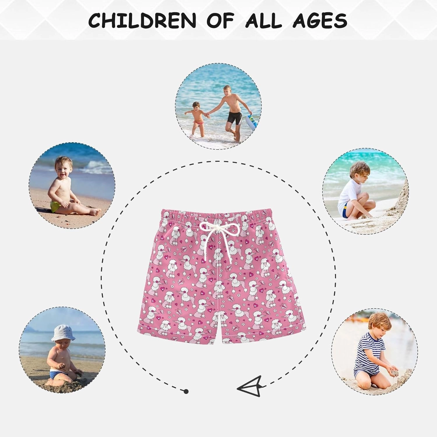 Fire Flame Boys Swim Trunks Toddler Swim Shorts Little Boys Bathing Suit Swimsuit Toddler Boy Swimwear