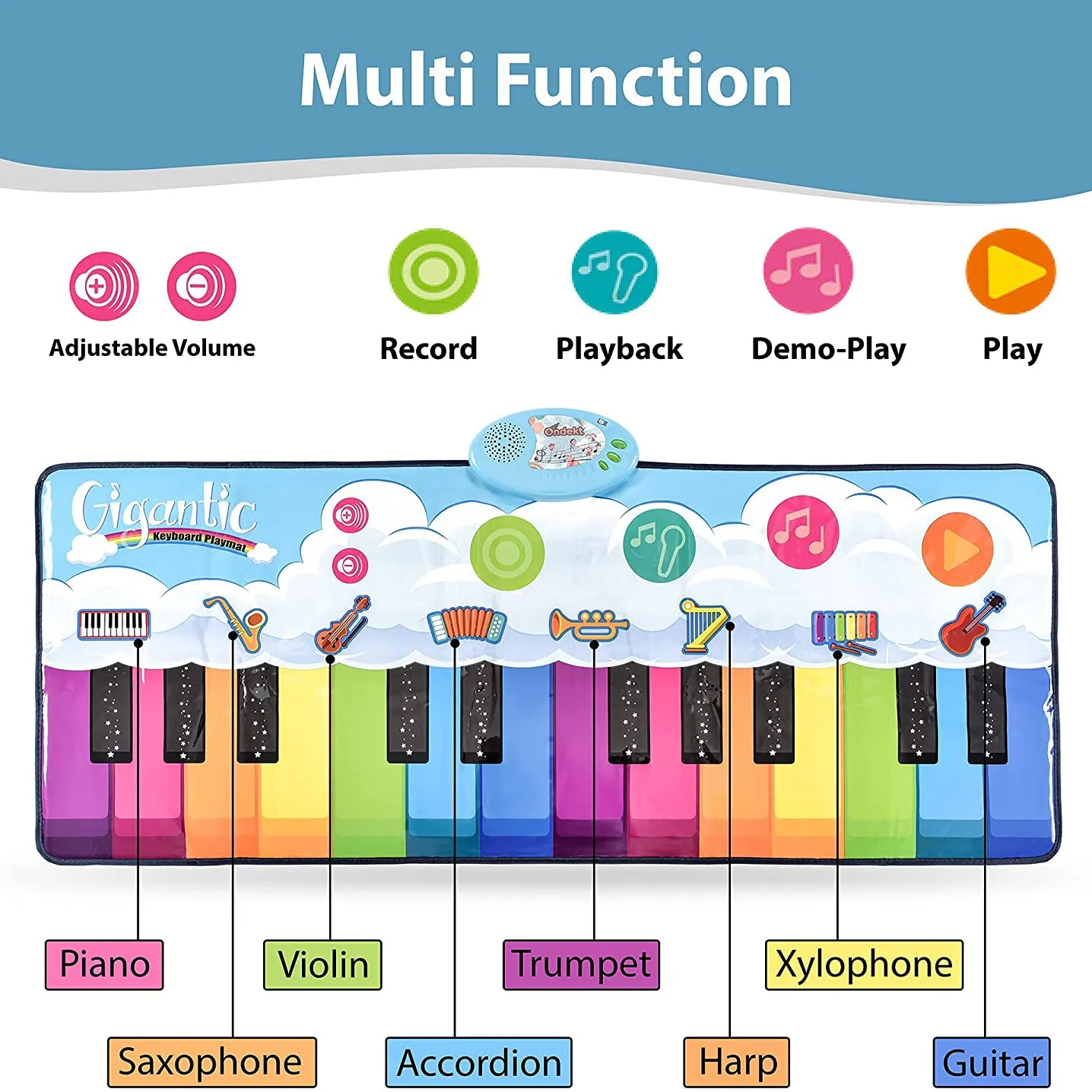 Floor Piano Mat for Kids