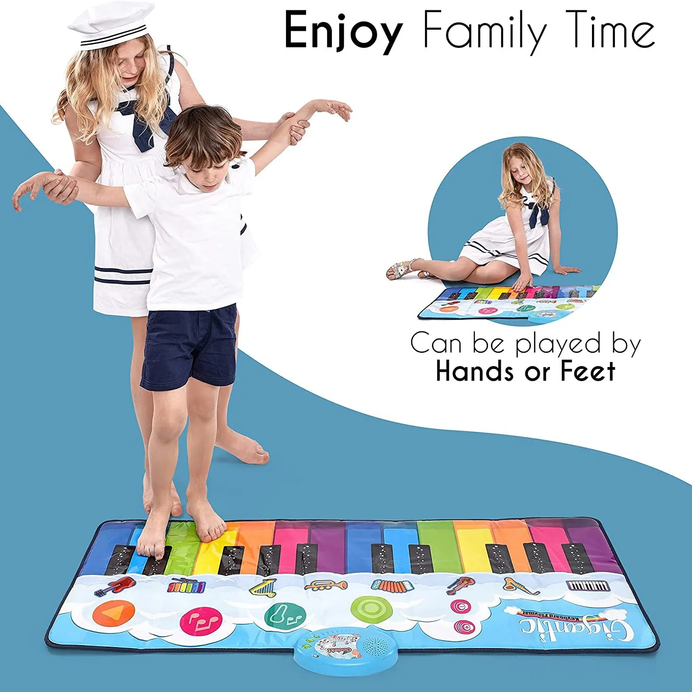 Floor Piano Mat for Kids