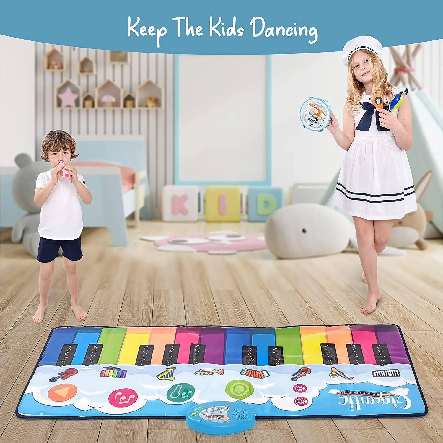 Floor Piano Mat for Kids