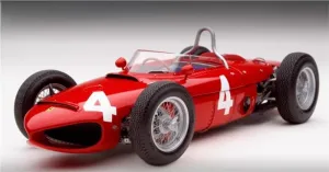 FloZ for EXOTO for Ferrari for Trips 156/120°Sharknose #4 1961 for Grand for Prix of ltaly, Driven by von Trips 1:18 Car Pre-Built Model