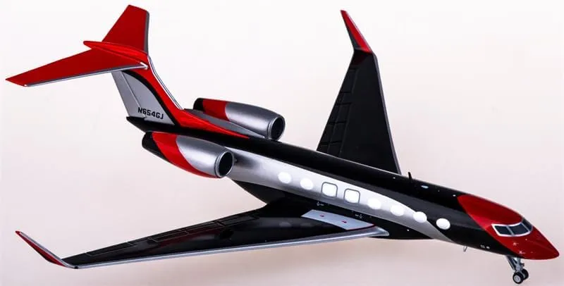 FloZ for Geminijets for Gulfstream G650ER N654GJ 1:200 Airplane Pre-Built Model