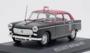 FloZ for IXO for Peugeot for 404 Paris 1972 Taxi 1:43 Truck Pre-Built Model