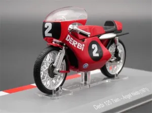 FloZ for IXO Moto for GP 1971 for Derbi 125 Twin Angel 1971 1/18 Truck Pre-Built Model