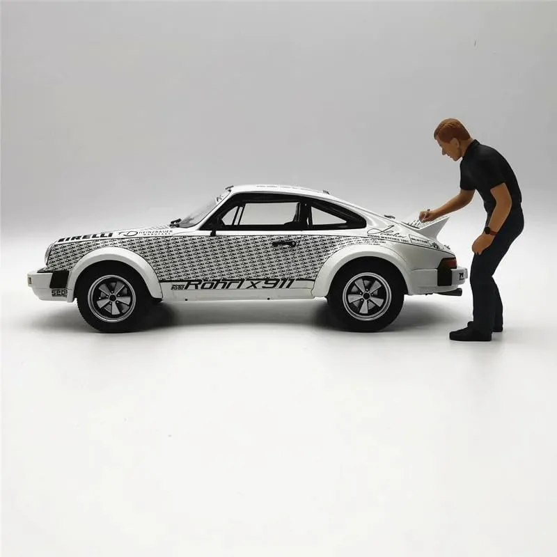 FloZ for Schuco for Porsche for 911 for Rohrl with 1 Figure 1:18 Truck Pre-Built Model