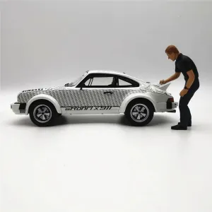 FloZ for Schuco for Porsche for 911 for Rohrl with 1 Figure 1:18 Truck Pre-Built Model