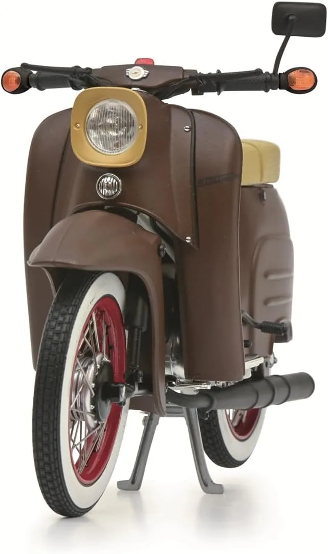 FloZ for Schuco for Simson for KR51/1 Custom II Motorcycle Coffee 1:10 Truck Pre-Built Model