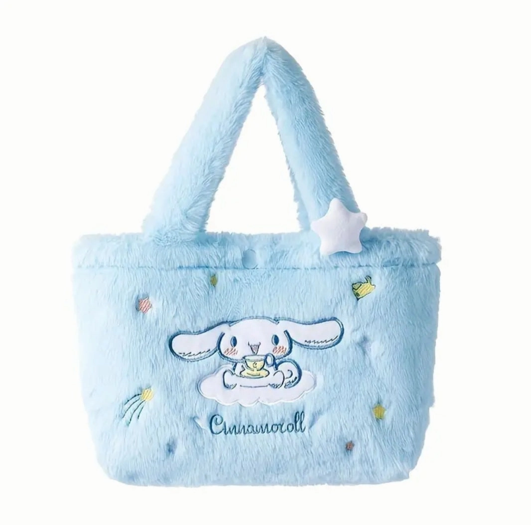 Fluffy Sanri-o tote bag
