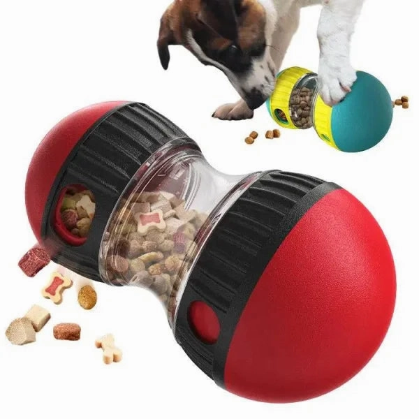 Food Dispensing Dog Toy Tumbler Leaky Food Ball Puzzle for Interactive Play