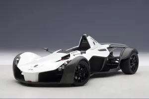 for AUTOART for BAC for Mono Sports car White 1:18 Car Pre-Built Model