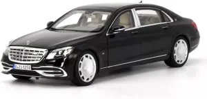 for Norev for Mercedes for Benz for Maybach for S650 for W222 Black 1:18 Car Pre-Built Model
