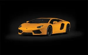 for Pocher for Lamborghini for Aventador for LP 700-4 for Giallo Orion 1:8 Car Pre-Built Model