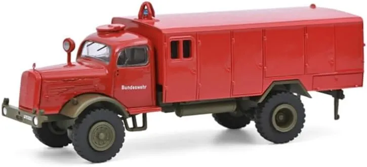 for Schuco for Mercedes for Benz LG 315 TLF 2400 Fire Truck 1:87 Truck Pre-Built Model